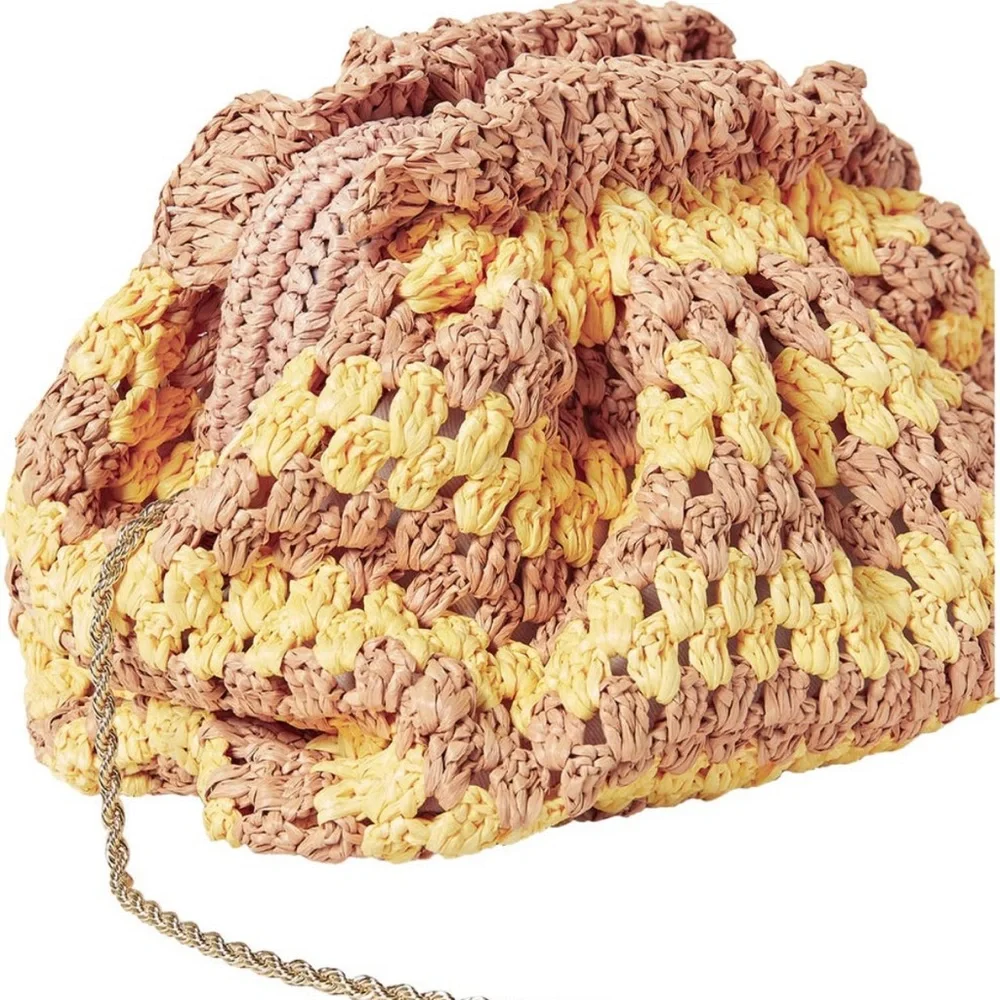 LOEFFLER RANDALL Raffia Clutch